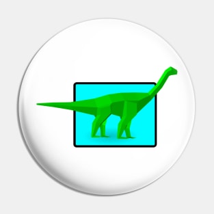 Cute Dreadnoughtus Logo Pin