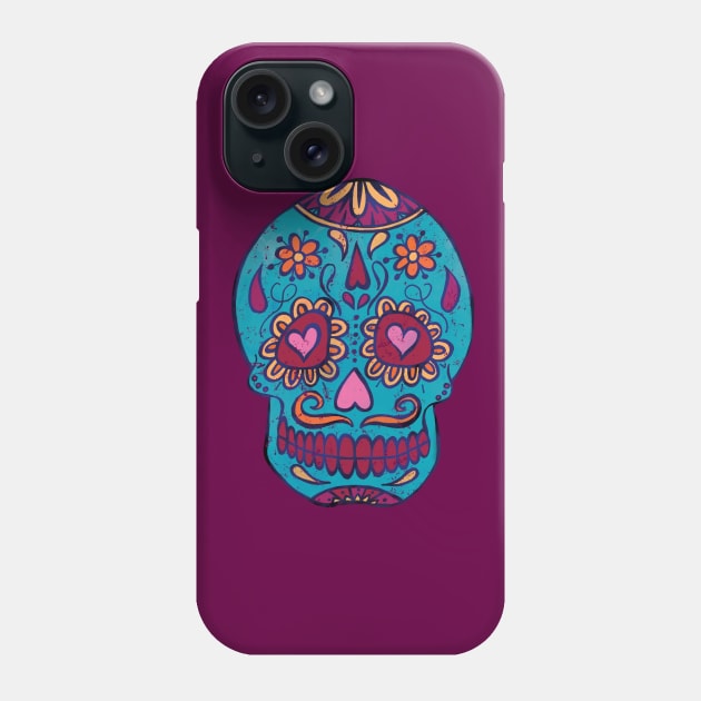 Calavera I Phone Case by InkedinRed