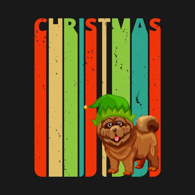 Colourful Christmas Dog by MadebyTigger