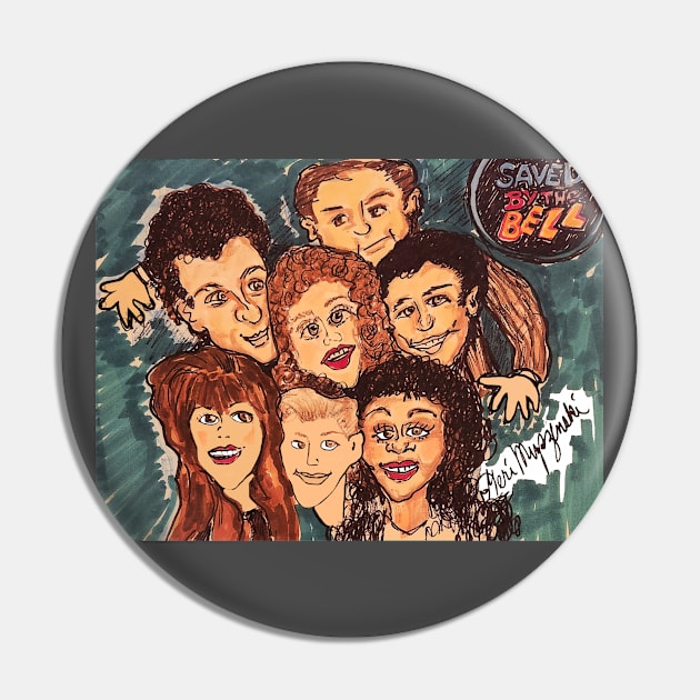 Saved by the Bell Pin by TheArtQueenOfMichigan 