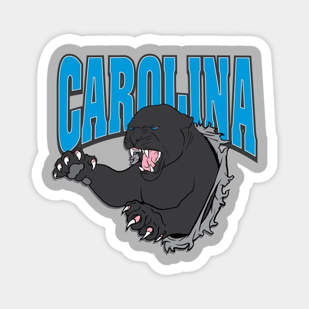 Carolina Football Magnet by stayfrostybro