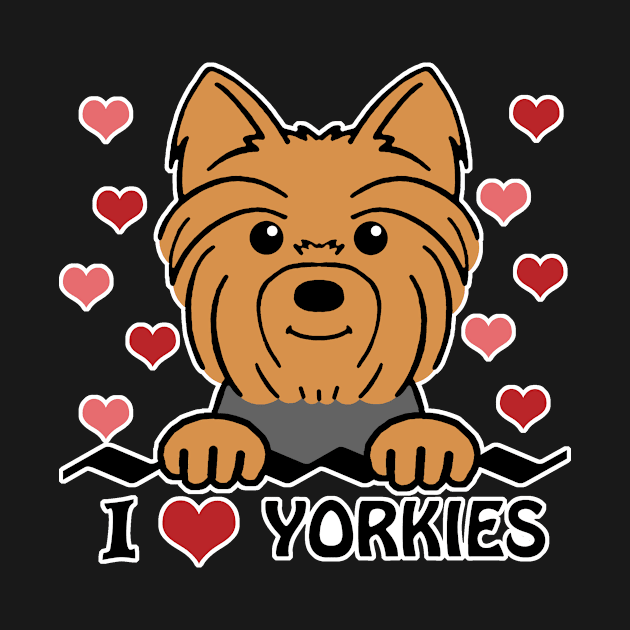 I Love Yorkies by AnitaValle