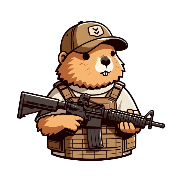 Tactical Groundhog by Rawlifegraphic