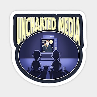 Retro Uncharted Media Magnet