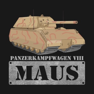 Panzer VIII Maus German WW2 Tanks of World War Two Germany Gift T-Shirt