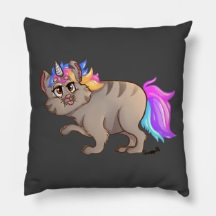 Chubby Unicorn Cat Pillow