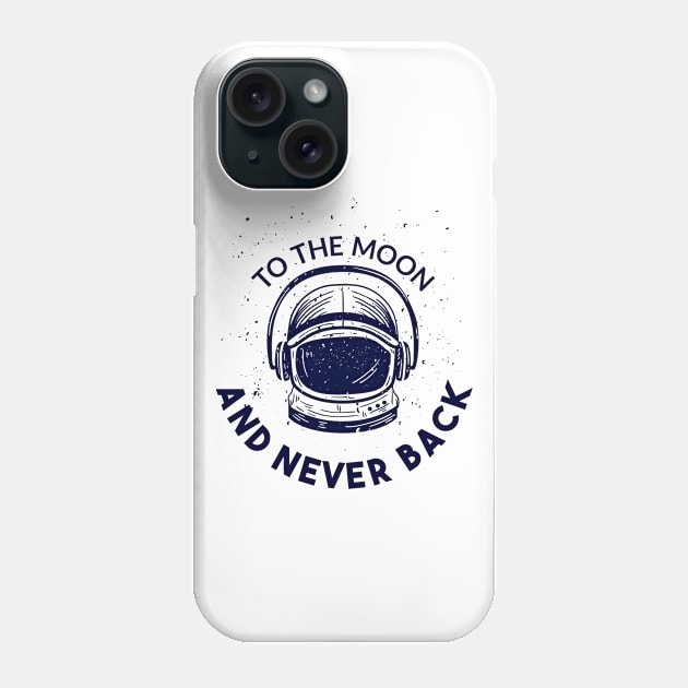 Astronaut Print Typography Phone Case by Urban_Vintage