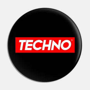 TECHNO MUSIC - Collector from the 90s Pin