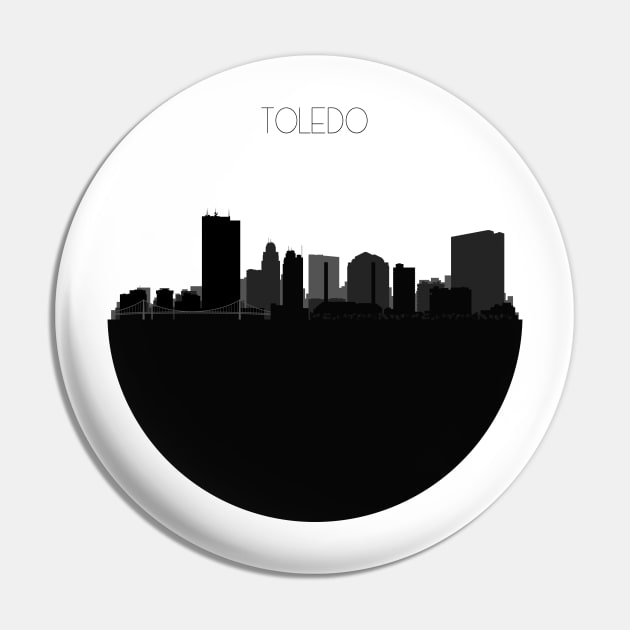 Toledo Skyline Pin by inspirowl