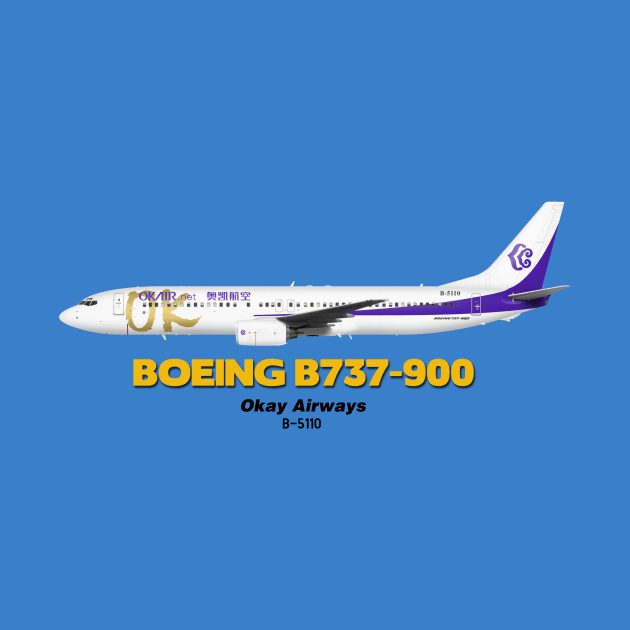 Boeing B737-900 - Okay Airways by TheArtofFlying