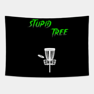 Stupid Tree Disc Golf Tapestry