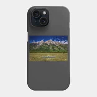 Grand Teton Mountain Range Phone Case