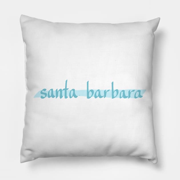 SANTA BARBARA, CA Pillow by weloveart