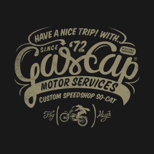 Gascap vintage logotype design T-Shirt