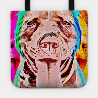 Pit Bull Pop Art Tote