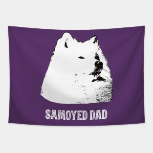 Samoyed Dad Tapestry