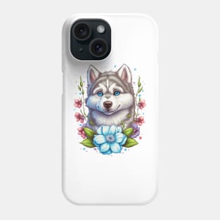 husky dog lover Phone Case