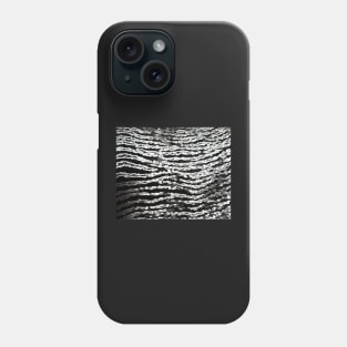 Silver and Black Phone Case