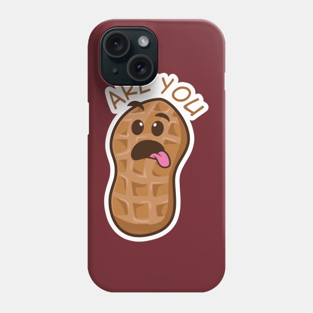 ARE YOU NUTS?! Phone Case by janlangpoako