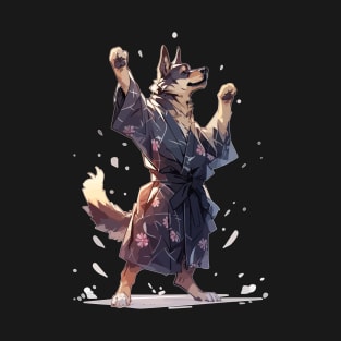 Samurai Dog Funny German Shepherd T-Shirt