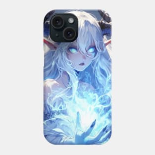 Ice demon woman Phone Case