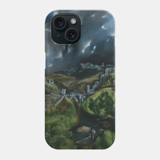 View of Toledo by El Greco Phone Case