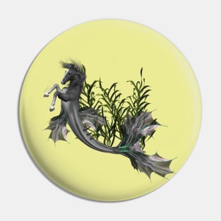 Awesome seahorse in the deep ocean Pin