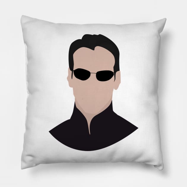 Matrix Keanu Pillow by snitts