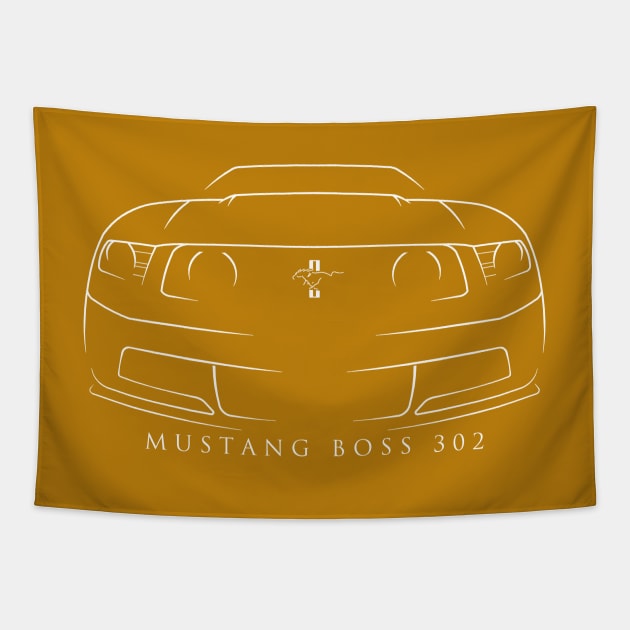 Ford Mustang Boss 302 Tapestry by mal_photography