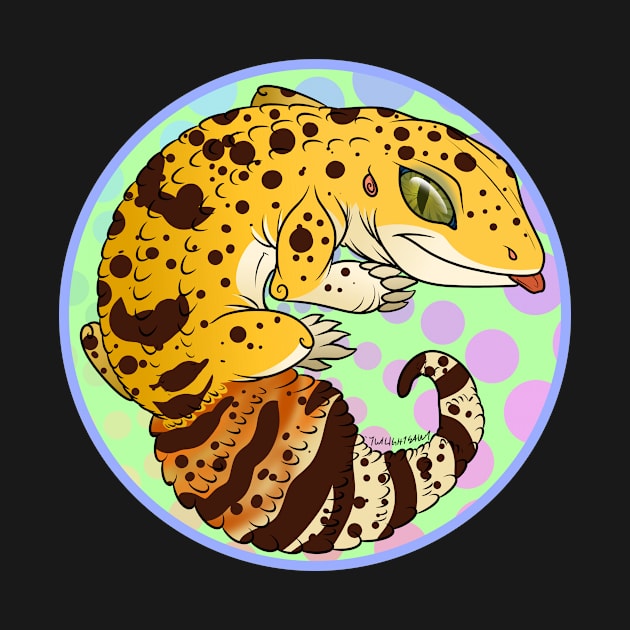 Leopard Gecko Circle by TwilightSaint