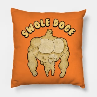 Swole Doge Meme Pillow