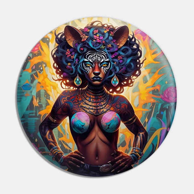 Wild and Hypnotic 02 Pin by Owndigiart