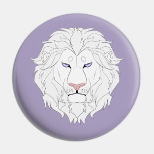 White Lion Pin