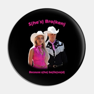 Barbie and Ken Sarcasm Pin