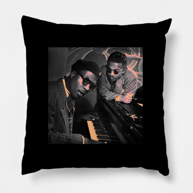 Thelonious Monk #2 Pillow by corekah