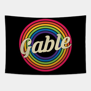 Gable - Retro Rainbow Style Tapestry