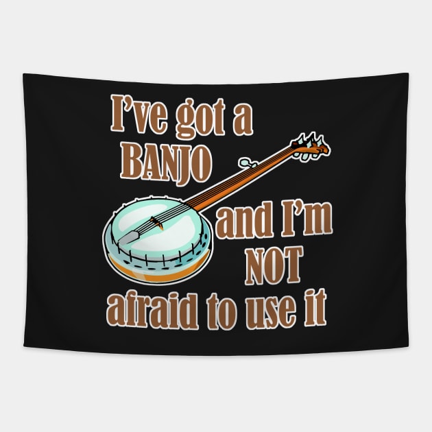 Banjo Tapestry by evisionarts
