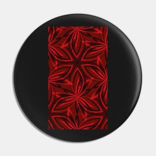 abstract petals - dark red Pin