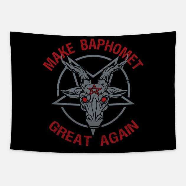 Make Baphomet Great Again Tapestry by Emmi Fox Designs