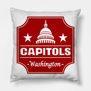 Retro Washington Capitols Basketball 1946 Pillow