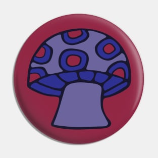 SPOTTED MUSHROOM TOADSTOOL Purple Red Fungi from my Cabinet of Curiosities - UnBlink Studio by Jackie Tahara Pin