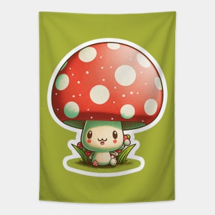 Kawaii Mushroom I Tapestry