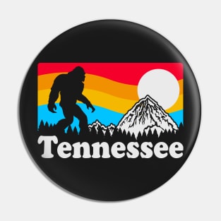 Tennessee Bigfoot, Funny Sasquatch Yeti Yowi Cryptid Science Fiction Smokey Mountains Pin