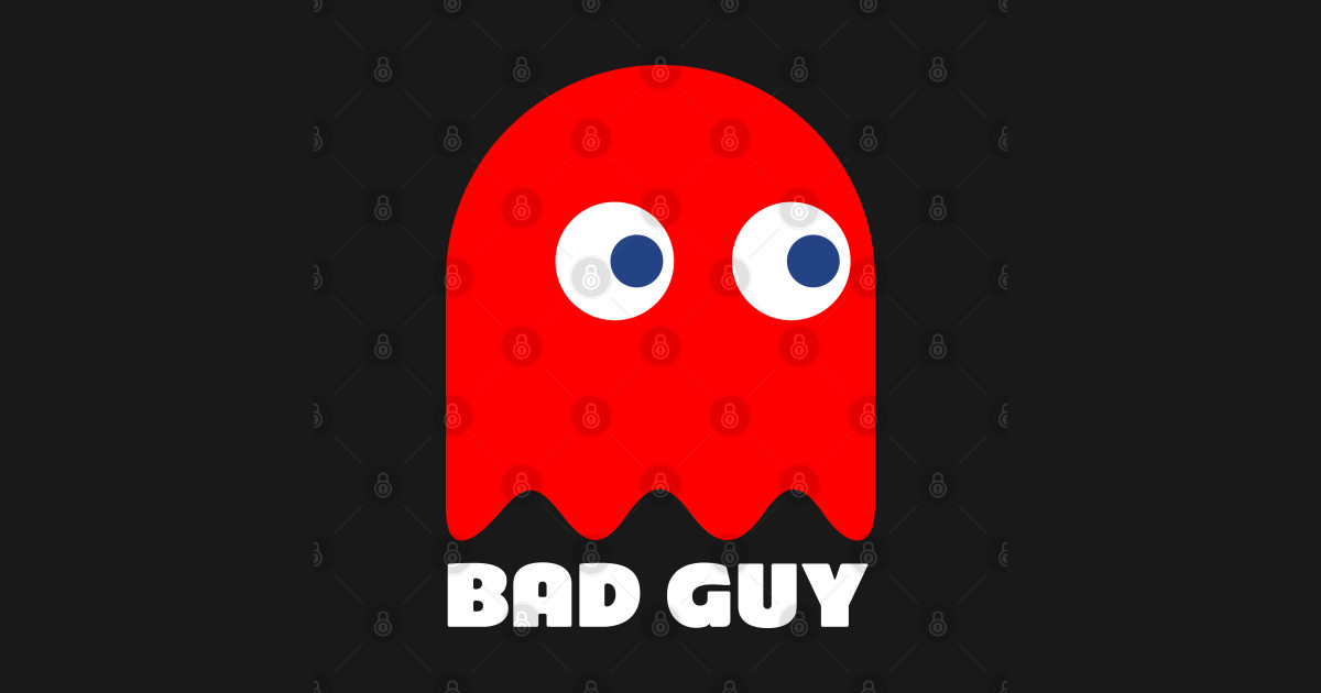 PacMan Bad Guy Pac Man PacMan Pac Man Pin TeePublic