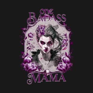 Mother's Day One Badass Mama Purple Edition T-Shirt