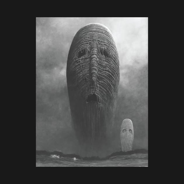 zdzislaw beksinski - Zdzislaw Beksinski Ocean by QualityArtFirst