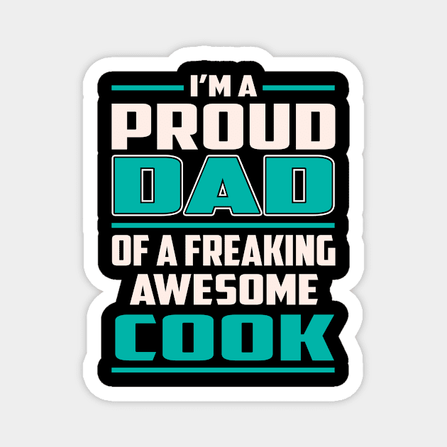 Proud DAD Cook Magnet by Rento