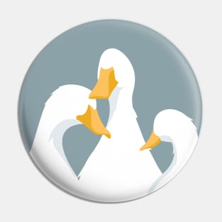 Blue Duck Family Pin