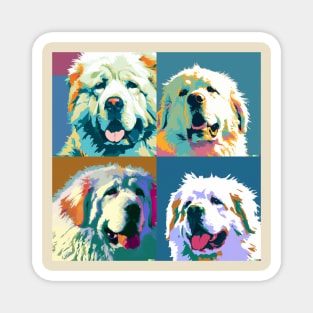 Great Pyrenees Pop Art - Dog Lover Gifts Magnet