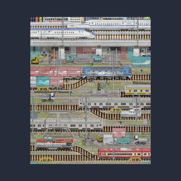 Tokyo Railway by Capt. Jack